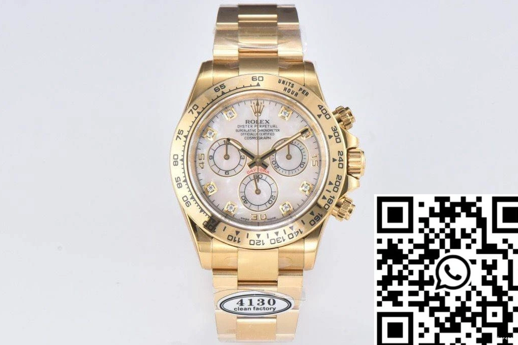 M116508-0007 Rolex Clean Cosmograph Yellow Daytona Factory Gold 0328